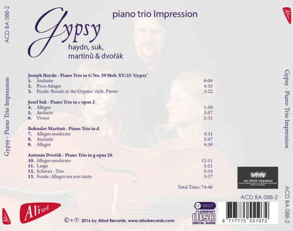 ACD BA 088-2 Piano trio Impression Inlay