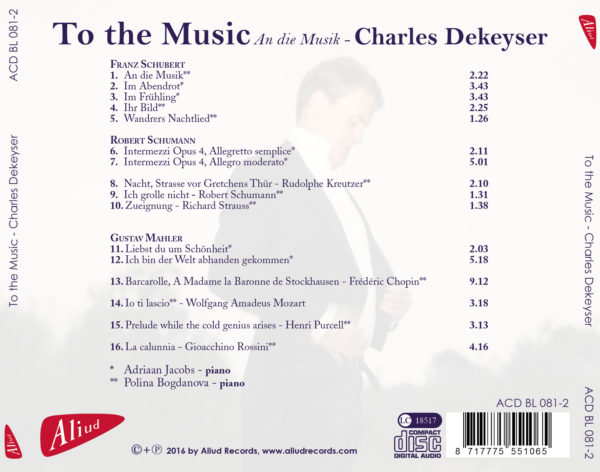 ACD BL 081-2 - To the Music, Charles Dekeyser Inlay p1