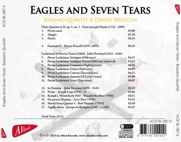 ACD BL 087-2 Bassano Quartet, Eagles and Seven Tears Inlay