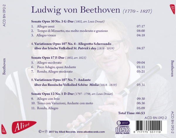 ACD BN 092-2 Beethoven,Raymond Honing Inlay