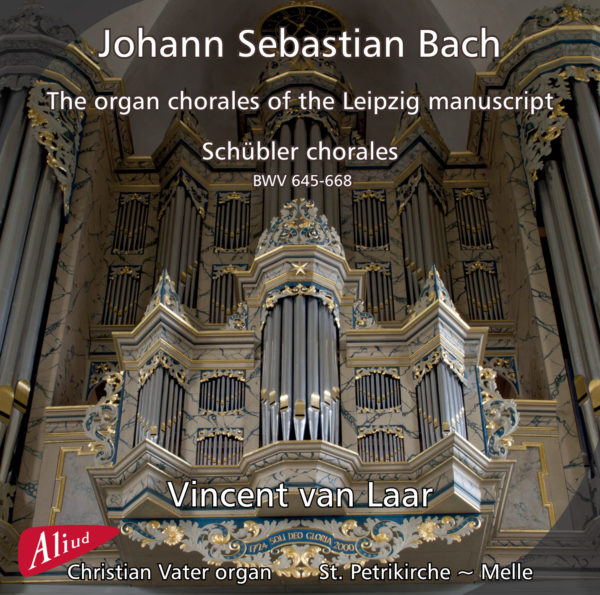 acd bn 103-2 vincednt van laar, the organ chorales of the leipzig manuscript, bach cover