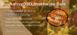 Storewide Sale at NativeDSD